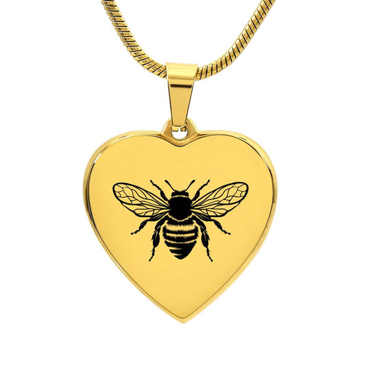 Bee Pendant Necklace Gift for Mom Daughter Friend Honey Bee Necklace Bee Jewelry Minimalist Coin Necklace Birthday Christmas Bridesmaid Gifts Gift for Her