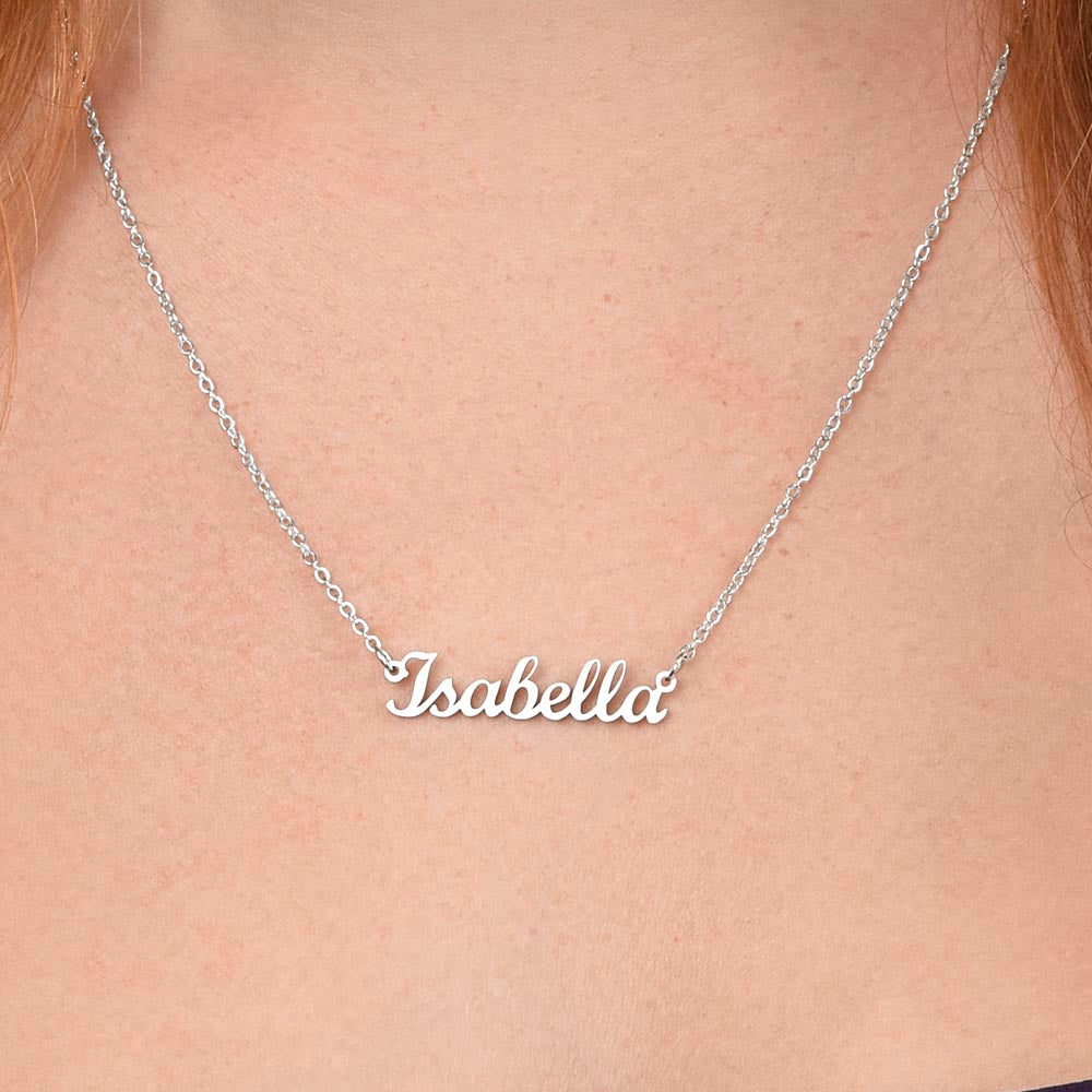 Custom Name Necklace | Gift for Mom | Daughter | Wife | Soulmate | You are Loved