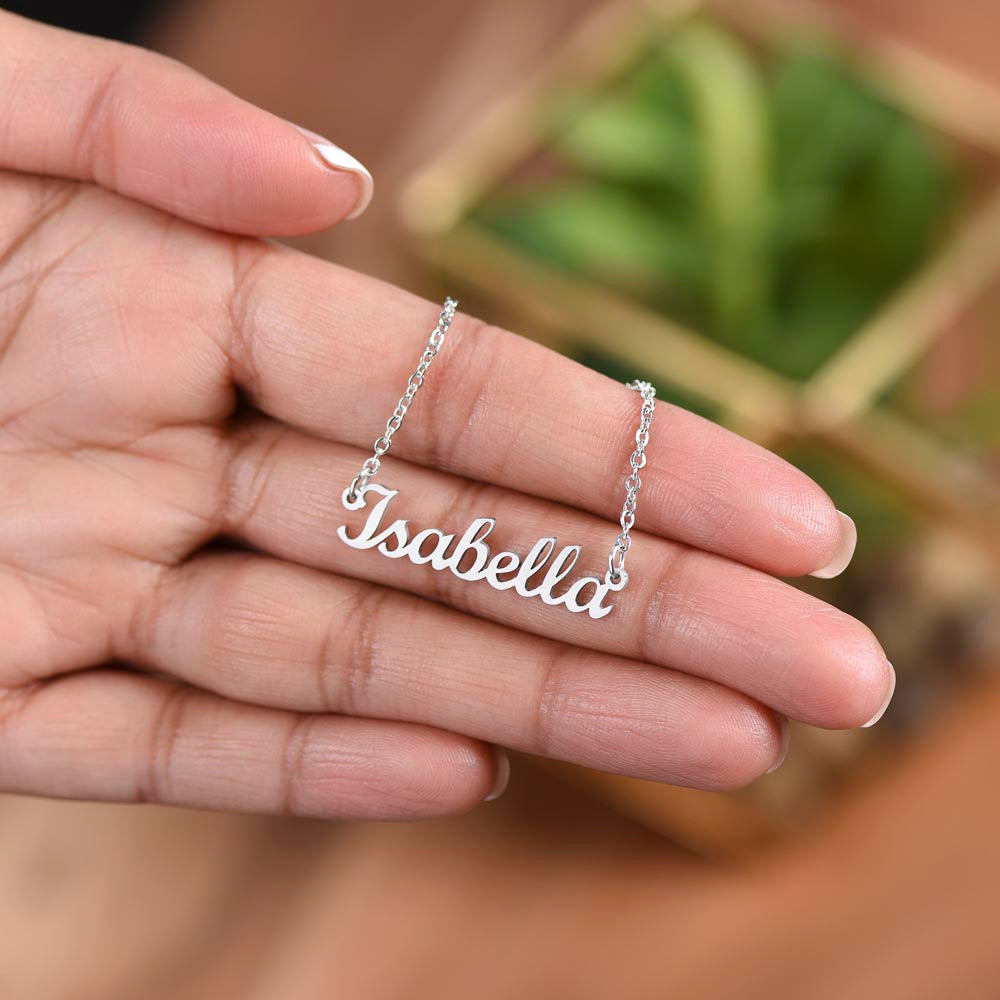 Custom Name Necklace | Gift for Mom | Daughter | Friend | Soulmate | Wife | You are Loved