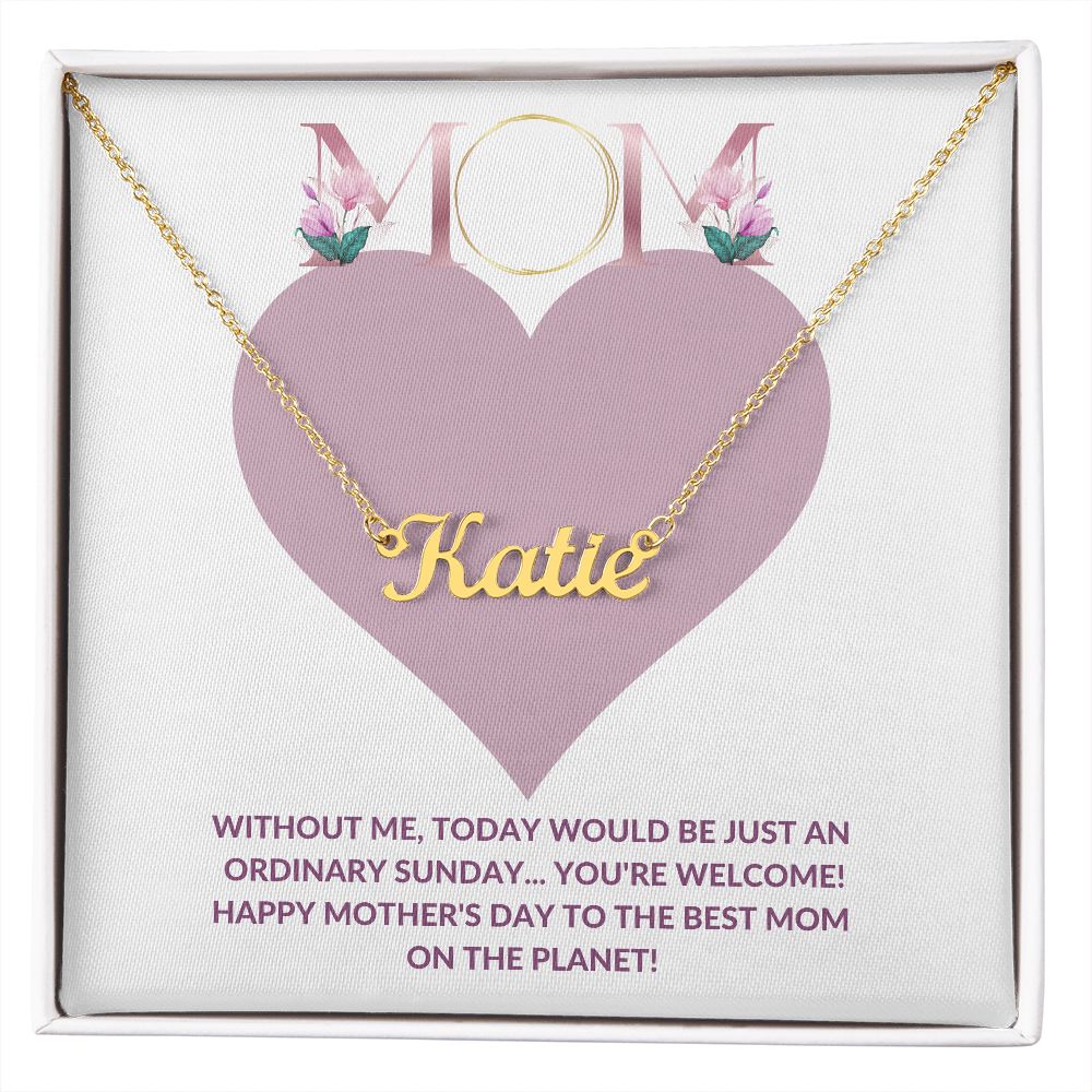 Custom Name Necklace | Gift for Mom | Mothers Day | Best Mom